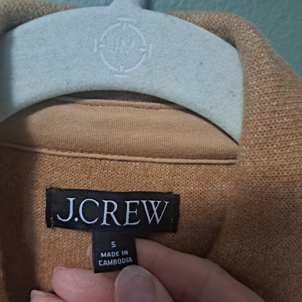 J. Crew Wool Shirt Jacket Tan Small NWOT - Picture 4 of 9